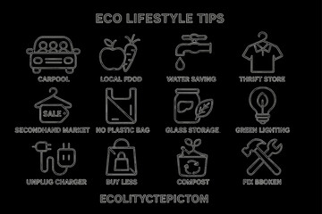 Fototapeta premium Eco lifestyle tips: sustainable practices for everyday living