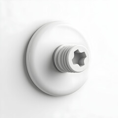 Drywall screw from different perspectives on a white background