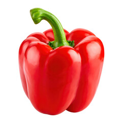 Image description description red bell pepper, vibrant, healthy, vegetable, fresh produce, food ingredient, colorful food.