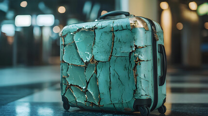 Travel insurance for lost luggage and broken baggage coverage, damaged suitcase