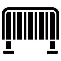 Crowd Fence glyph icon