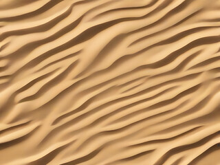 Sand background top view, desert or beach texture with golden sandy waves or dunes. Ocean or sea bottom, grainy abstract wallpaper or backdrop, nature, coastline. Realistic 3d vector illustration