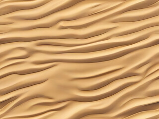 Sand background top view, desert or beach texture with golden sandy waves or dunes. Ocean or sea bottom, grainy abstract wallpaper or backdrop, nature, coastline. Realistic 3d vector illustration