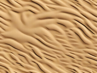 Sand background top view, desert or beach texture with golden sandy waves or dunes. Ocean or sea bottom, grainy abstract wallpaper or backdrop, nature, coastline. Realistic 3d vector illustration