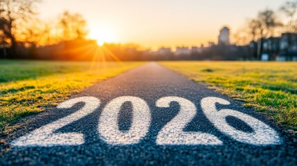 Horizon to 2026 A Symbol of Ambitious Goals Ahead, Promising Future, and Hopeful Journey