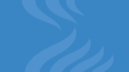 Serene flowing lines on blue canvas representing a calm artistic visual composition