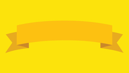 Simple yellow banner design for modern advertisements and digital marketing graphics