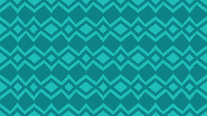 Teal geometric pattern seamless background for various graphic design and decorative uses
