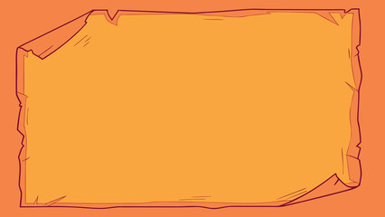 Torn scroll vector illustration for messages invitations and creative design projects
