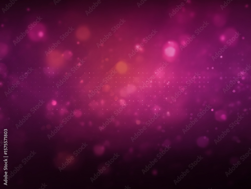 Poster pink abstract background with bokeh effect.