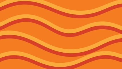 Warm orange wavy patterned background abstract design for digital graphic projects