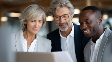 Collaborative Accounting Strategies Discussed in a Bright Office