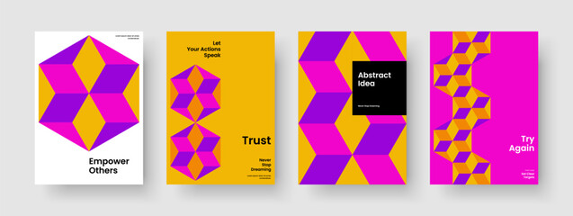 Geometric Report Template. Isolated Poster Design. Modern Business Presentation Layout. Banner. Flyer. Book Cover. Brochure. Background. Newsletter. Magazine. Handbill. Leaflet. Journal. Portfolio