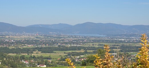 autumn landscape in the mountains