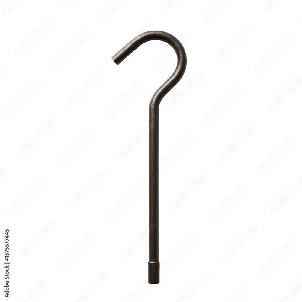 Poster crowbar isolated on an empty plain background