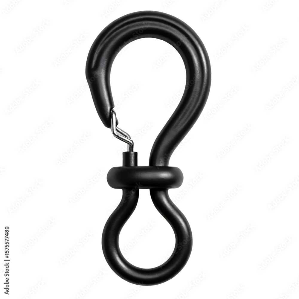 Poster grappling hook isolated on an empty plain background