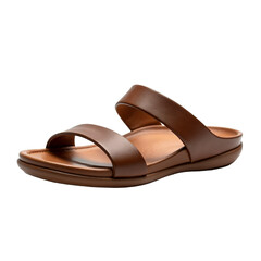 Sandal isolated on an a empty plain background