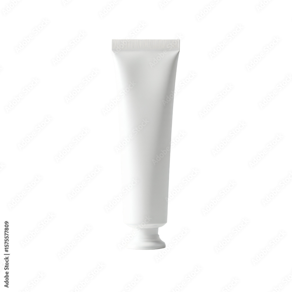 Poster toothpaste isolated on an a empty plain background
