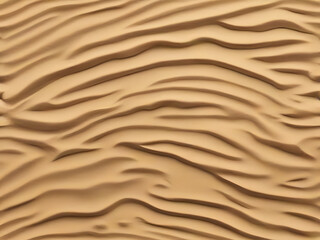 Sand background top view, desert or beach texture with golden sandy waves or dunes. Ocean or sea bottom, grainy abstract wallpaper or backdrop, nature, coastline. Realistic 3d vector illustration