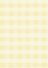 Yellow Gingham Checkered Seamless Pattern Background