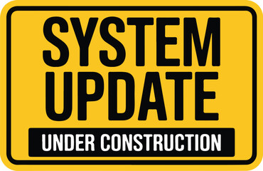 Fototapeta premium system update under.