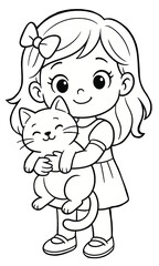 Obraz premium Sweet Moments with My Cat