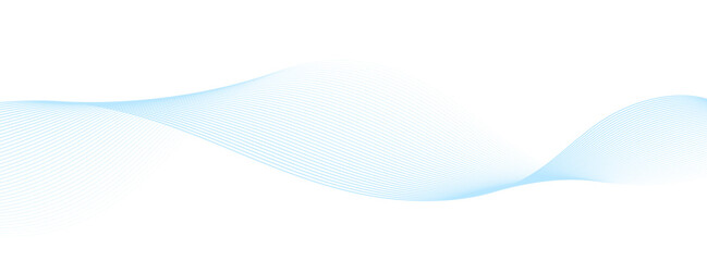 Abstract blue style wave lines on bright backdrop, perfect for creative banners, motion graphics, or social media covers.