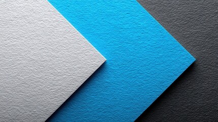 Modern Textured Geometric Wall Design with Blue  Grey  and Black Colors
