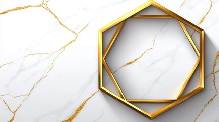 Elegant Geometric Mirror Frame for Modern Home Decor