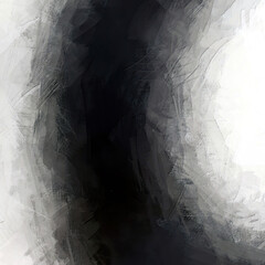 abstract monochrome visible brush stroke ash gray and black blended gradient tone series 3