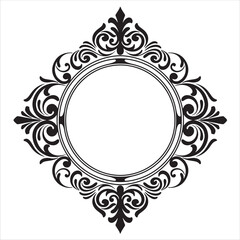 Elegant Ornate Frame Vintage Wedding