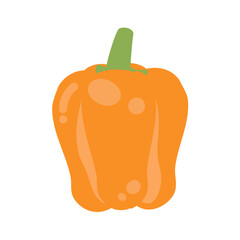 オレンジパプリカ　イラスト