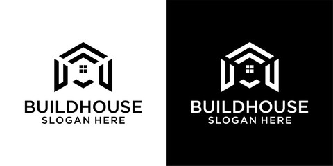 Real Estate Logo. Luxury Logo. Building Logo Design Template Element. 