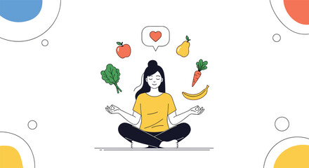 Cultivating well being through balanced nutrition and mindful living practices for optimal health