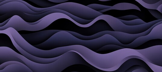 Obraz premium Sleek Abstract Design of Flowing Dark Blue Waves with Gentle Curves and Minimalist Aesthetic Appeal