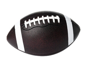 American football ball isolated on white background