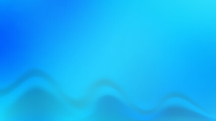 Abstract light blue gradient wavy flowing line blend background