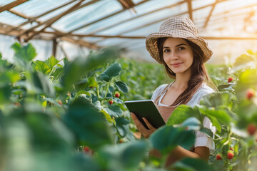 Smart Farming with Digital Tablet in Greenhouse