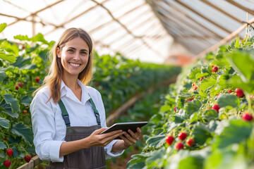 Smart Farming with Digital Tablet in Greenhouse