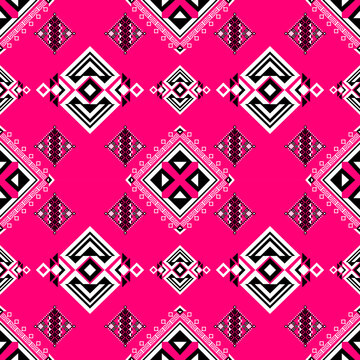 seamless pattern with geometric shapes