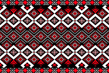 red and black seamless pattern