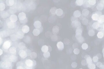 白い水玉ボケBG