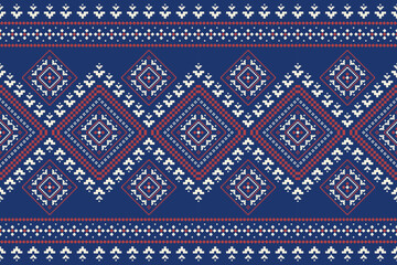 Geometric ethnic seamless pattern traditional. Carpet tribal pattern art. American, Mexican style. Design for background, fabric, clothing, carpet, textile, batik, embroidery.