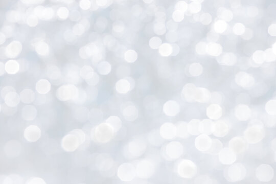 白い水玉ボケBG