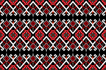 red and black seamless pattern