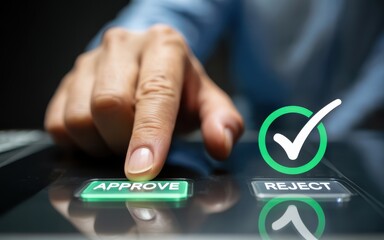 Making Crucial Decisions Approving or Rejecting with a Single Tap