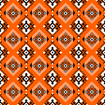 seamless pattern with geometric shapes