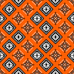 seamless pattern with geometric shapes