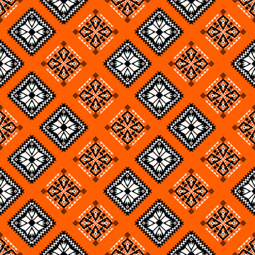 seamless pattern with geometric shapes