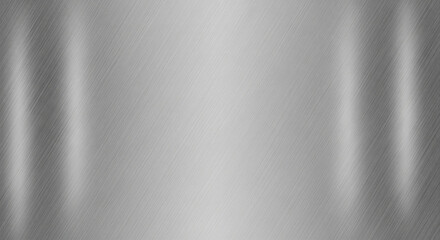 Shiny brushed metal texture creates a modern industrial background
